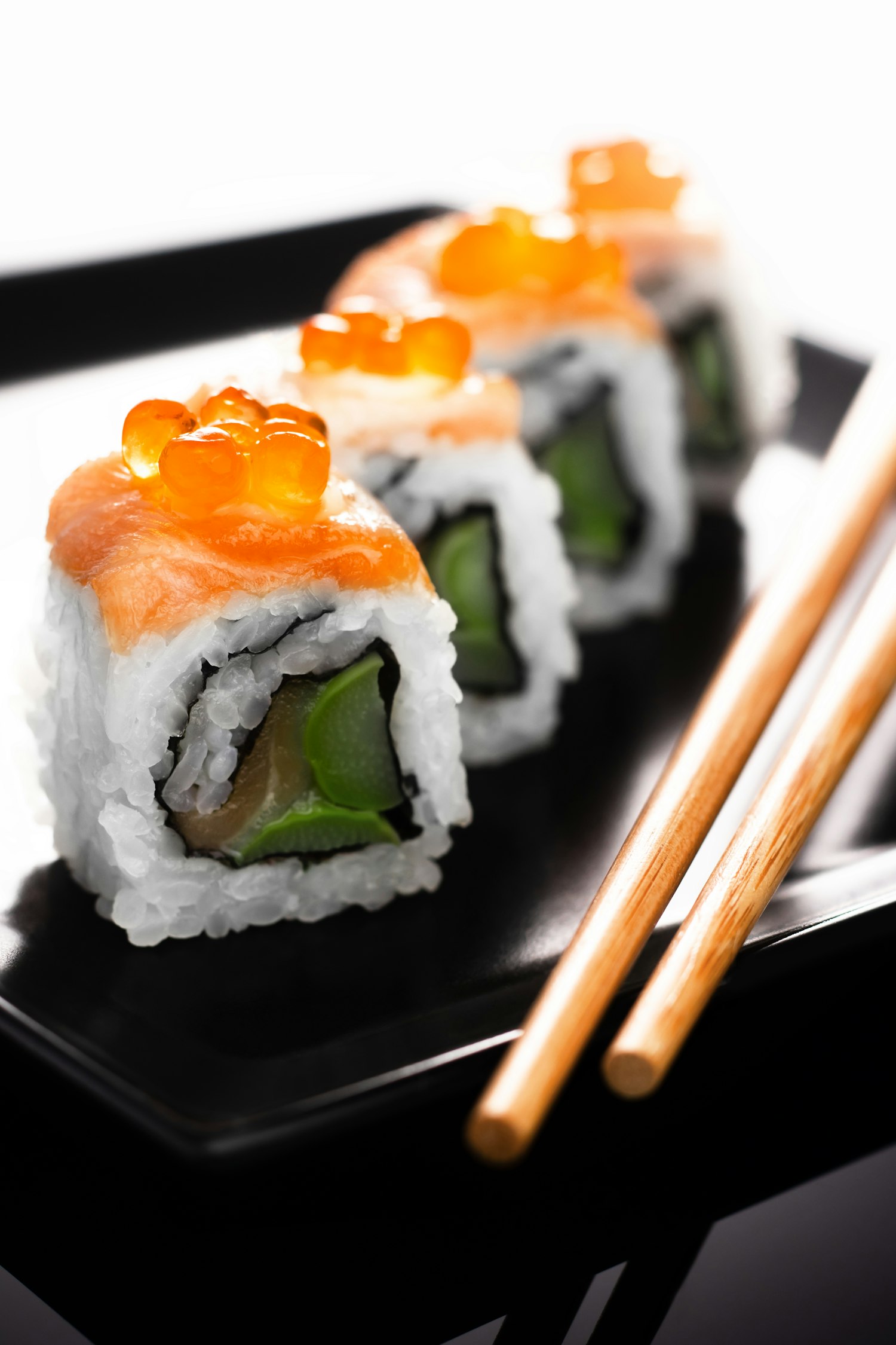A row of nigiri